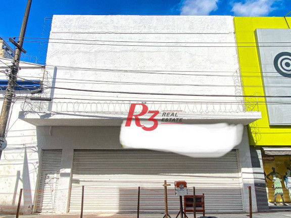 Loja para Alugar, 1.736 m² em Centro - Santos