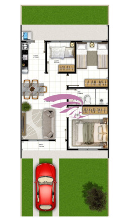 Imagem Casa com 2 Quartos à Venda, 50 m² em Campo Largo Da Roseira - São José Dos Pinhais Imagem Casa com 2 Quartos à Venda, 50 m² em Campo Largo Da Roseira - São José Dos Pinhais