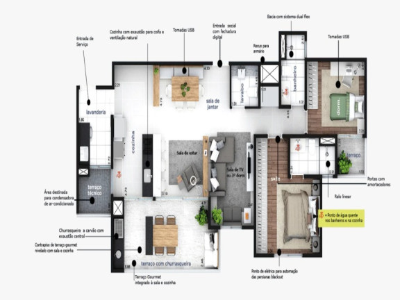 Imagem Apartamento com 2 Quartos à Venda, 105 m² em Vila Assunção - Santo André Imagem Apartamento com 2 Quartos à Venda, 105 m² em Vila Assunção - Santo André