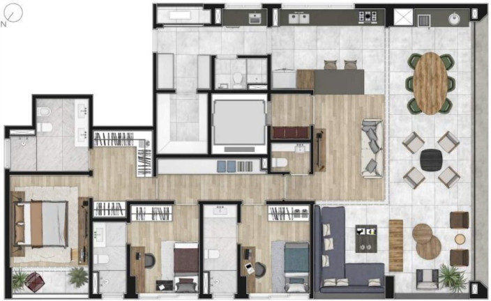 Imagem Apartamento com 2 Quartos à Venda, 144 m² em Pinheiros - São Paulo