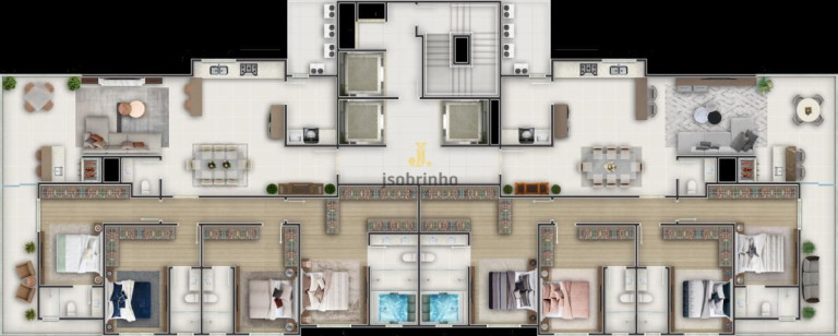 Apartamento com 4 Quartos à Venda, 206 m² em Meia Praia - Itapema