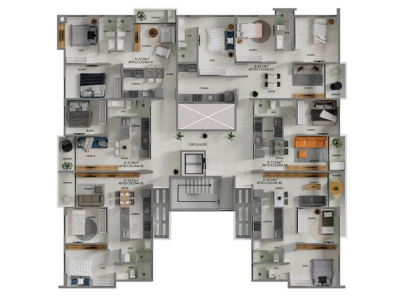 Imagem Apartamento com 2 Quartos à Venda, 59 m² em Intermares - Cabedelo