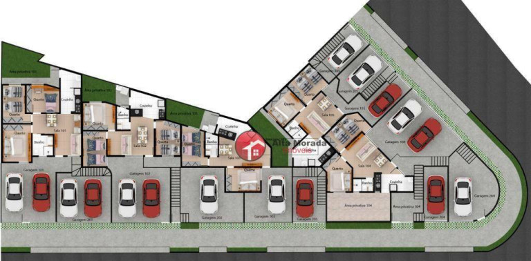 Imagem Apartamento com 2 Quartos à Venda, 65 m² em Xangri-lá - Contagem Imagem Apartamento com 2 Quartos à Venda, 65 m² em Xangri-lá - Contagem