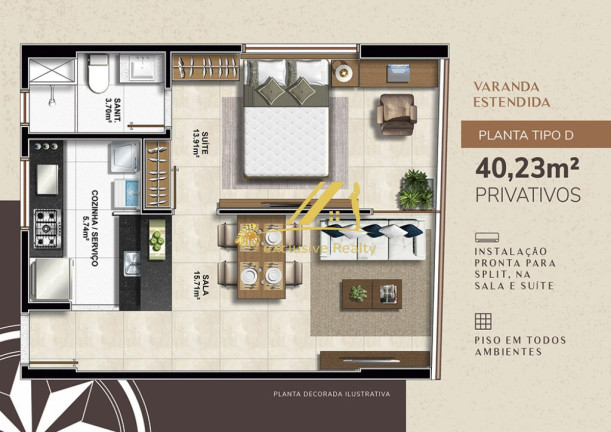 Imagem Imóvel com 1 Quarto à Venda, 40 m² em Graça - Salvador Imagem Imóvel com 1 Quarto à Venda, 40 m² em Graça - Salvador