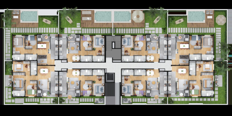 Imagem Apartamento com 2 Quartos à Venda, 52 m² em Hauer - Curitiba
