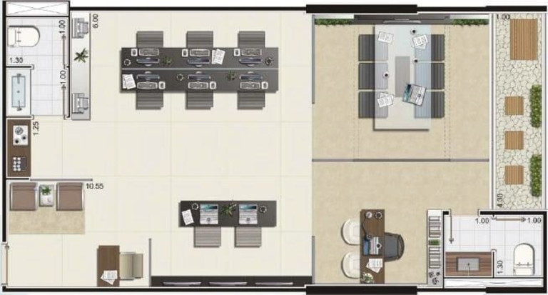 Imagem Sala Comercial à Venda, 146 m² em Bethaville I - Barueri