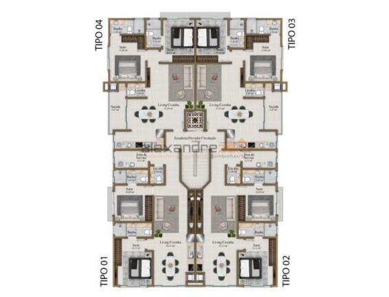 Imagem Apartamento com 3 Quartos à Venda, 102 m² em Mariscal - Bombinhas
