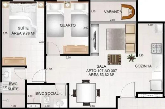 Imagem Apartamento com 2 Quartos à Venda, 53 m² em Candeias - Jaboatão Dos Guararapes