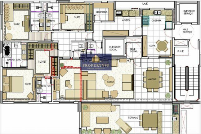 Imagem Apartamento com 3 Quartos à Venda, 212 m² em Perdizes - São Paulo