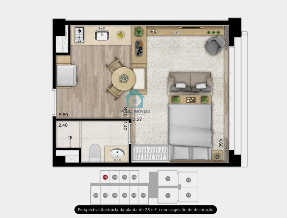 Imagem Apartamento com 1 Quarto à Venda, 41 m² em Vila Romana - São Paulo