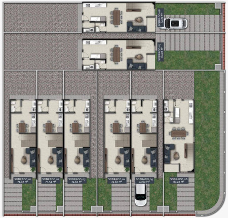 Imagem Sobrado com 2 Quartos à Venda, 74 m² em Areias - Tijucas Imagem Sobrado com 2 Quartos à Venda, 74 m² em Areias - Tijucas