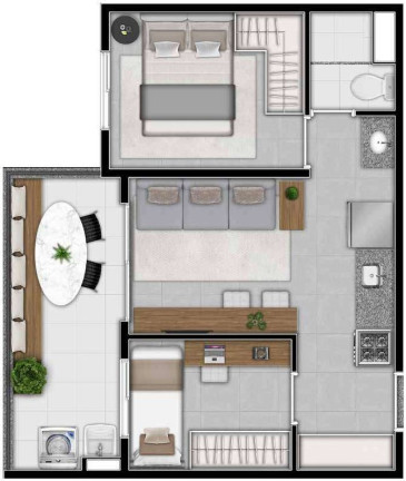 Imagem Apartamento com 1 Quarto à Venda, 36 m² em Santana - São Paulo