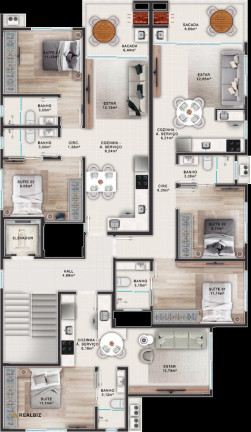 Imagem Apartamento com 2 Quartos à Venda, 99 m² em Praia Grande - Governador Celso Ramos Imagem Apartamento com 2 Quartos à Venda, 99 m² em Praia Grande - Governador Celso Ramos