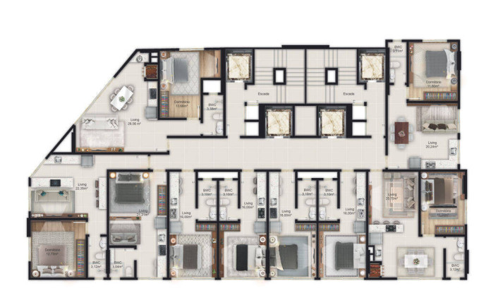 Imagem Apartamento com 1 Quarto à Venda, 40 m² em Meia Praia - Itapema Imagem Apartamento com 1 Quarto à Venda, 40 m² em Meia Praia - Itapema