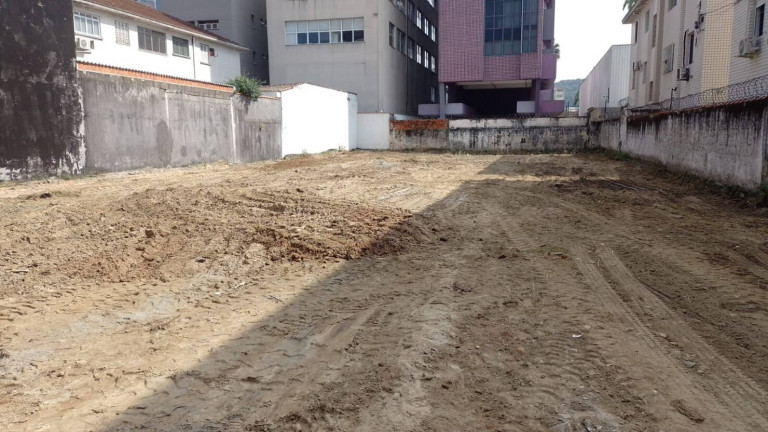 Imagem Terreno para Alugar, 1.000 m² em Vila Mathias - Santos Imagem Terreno para Alugar, 1.000 m² em Vila Mathias - Santos