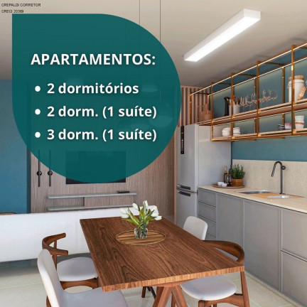 Apartamento com 2 Quartos à Venda, 47 m² em São Luís - Criciúma