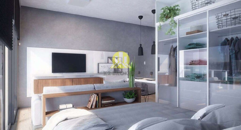 Imagem Studio com 1 Quarto à Venda, 30 m² em Bigorrilho - Curitiba