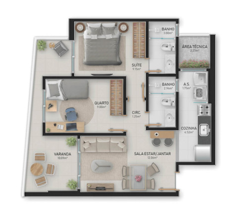 Imagem Imóvel com 2 Quartos à Venda, 61 m² em Praia De Itaparica - Vila Velha Imagem Imóvel com 2 Quartos à Venda, 61 m² em Praia De Itaparica - Vila Velha