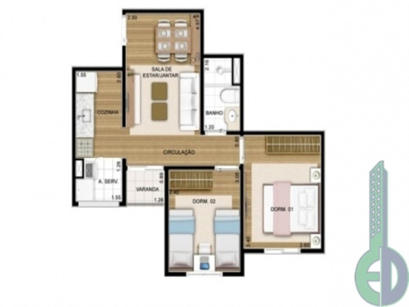 Imagem Apartamento com 2 Quartos à Venda, 45 m² em Nova Petrópolis - São Bernardo Do Campo Imagem Apartamento com 2 Quartos à Venda, 45 m² em Nova Petrópolis - São Bernardo Do Campo