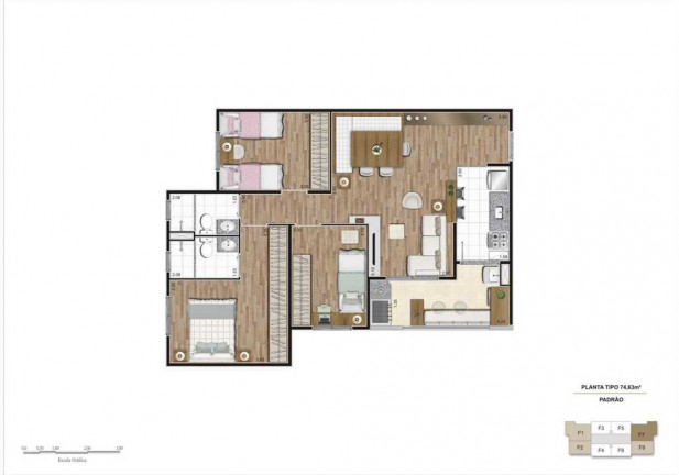 Imagem Apartamento com 2 Quartos à Venda, 40 m² em Belém - São Paulo
