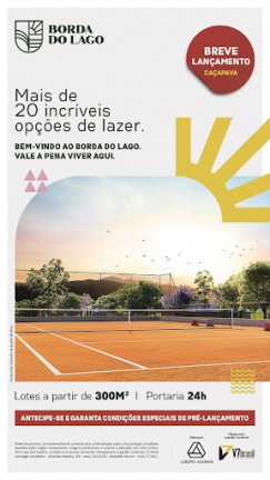 Imagem Terreno à Venda, 300 m² em Borda Do Lago - Caçapava Imagem Terreno à Venda, 300 m² em Borda Do Lago - Caçapava