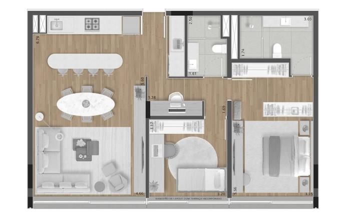 Imagem Apartamento com 2 Quartos à Venda, 99 m² em Pinheiros - São Paulo