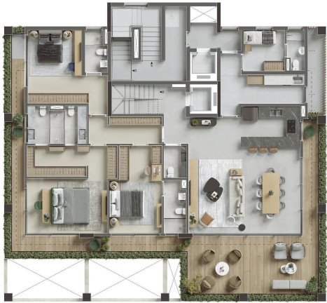 Imagem Cobertura com 3 Quartos à Venda, 491 m² em Vila Nova Conceição - São Paulo