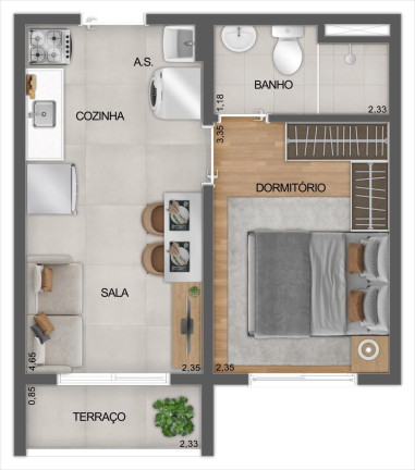 Imagem Apartamento com 1 Quarto à Venda, 27 m² em Saúde - São Paulo Imagem Apartamento com 1 Quarto à Venda, 27 m² em Saúde - São Paulo