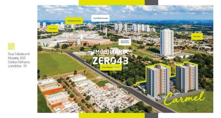 Imagem Apartamento com 2 Quartos para Alugar, 64 m² em Gleba Fazenda Palhano - Londrina Imagem Apartamento com 2 Quartos para Alugar, 64 m² em Gleba Fazenda Palhano - Londrina
