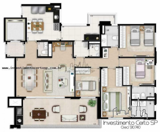 Imagem Apartamento com 3 Quartos à Venda, 165 m² em Vila Regente Feijó - São Paulo Imagem Apartamento com 3 Quartos à Venda, 165 m² em Vila Regente Feijó - São Paulo