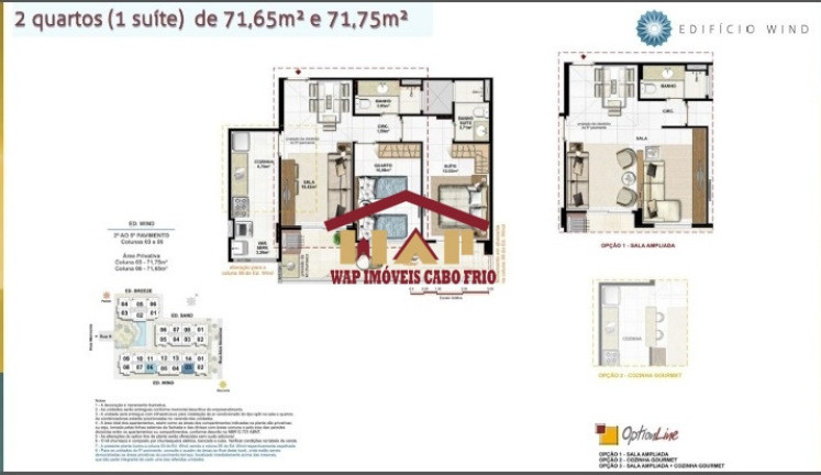 Imagem Apartamento com 2 Quartos à Venda,  em Algodoal - Cabo Frio