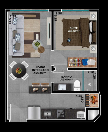 Imagem Apartamento com 1 Quarto à Venda, 35 m² em Centro - Capão Da Canoa Imagem Apartamento com 1 Quarto à Venda, 35 m² em Centro - Capão Da Canoa