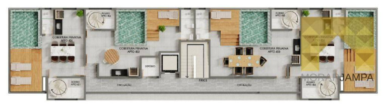 Imagem Apartamento com 2 Quartos à Venda, 50 m² em Altiplano Cabo Branco - João Pessoa Imagem Apartamento com 2 Quartos à Venda, 50 m² em Altiplano Cabo Branco - João Pessoa