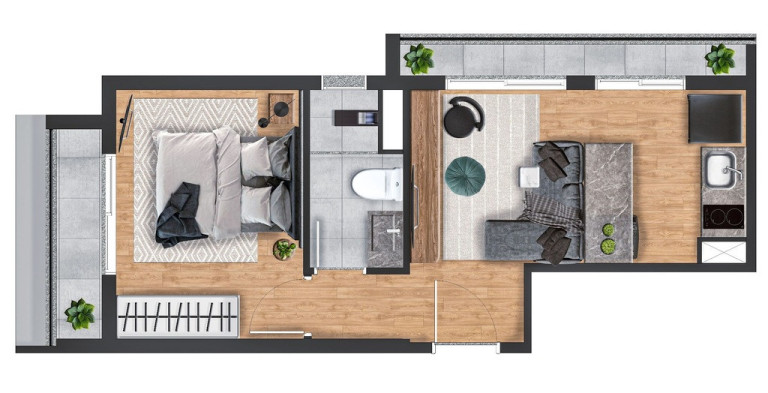 Imagem Apartamento com 1 Quarto à Venda, 33 m² em Jardim Paulista - São Paulo