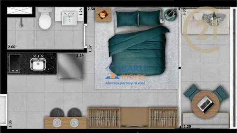 Imagem Kitnet com 1 Quarto à Venda, 25 m² em Vila Madalena - São Paulo Imagem Kitnet com 1 Quarto à Venda, 25 m² em Vila Madalena - São Paulo