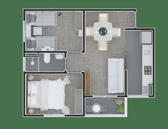 Imagem Imóvel com 2 Quartos à Venda, 46 m² em Vila Nova Bonsucesso - Guarulhos