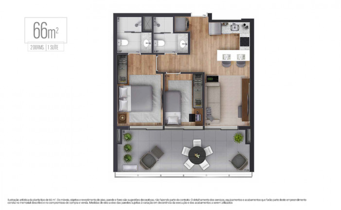 Imagem Studio com 1 Quarto à Venda, 39 m² em Pinheiros - São Paulo