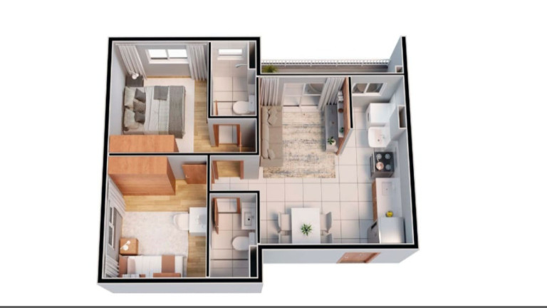 Imagem Apartamento com 2 Quartos à Venda, 45 m² em Piatã - Salvador