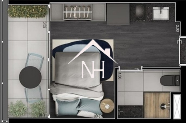Imagem Apartamento com 1 Quarto à Venda, 21 m² em Paraíso - São Paulo Imagem Apartamento com 1 Quarto à Venda, 21 m² em Paraíso - São Paulo