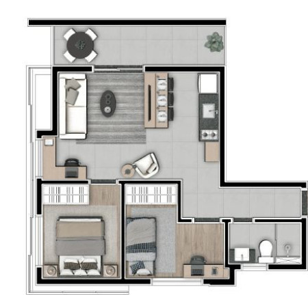 Imagem Apartamento com 2 Quartos à Venda, 55 m² em Vila Mariana - São Paulo