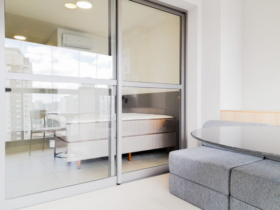 Imagem Apartamento com 1 Quarto para Alugar, 30 m² em Brooklin - São Paulo