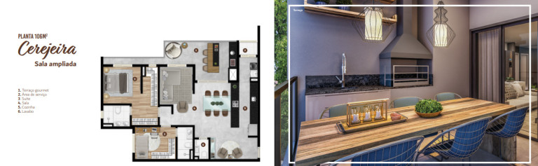 Imagem Apartamento com 3 Quartos à Venda, 106 m² em Parque Rincão - Cotia Imagem Apartamento com 3 Quartos à Venda, 106 m² em Parque Rincão - Cotia