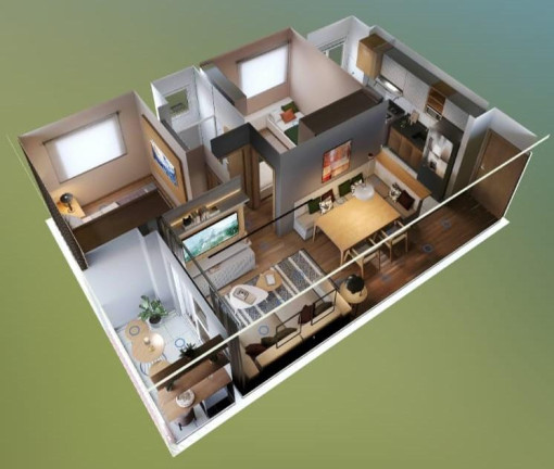 Imagem Apartamento com 2 Quartos à Venda, 50 m² em San Fernando - Londrina Imagem Apartamento com 2 Quartos à Venda, 50 m² em San Fernando - Londrina