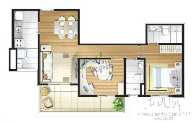 Imagem Apartamento com 2 Quartos à Venda, 60 m² em Vila Formosa - São Paulo Imagem Apartamento com 2 Quartos à Venda, 60 m² em Vila Formosa - São Paulo