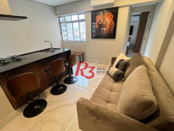 Imagem Apartamento com 1 Quarto à Venda, 30 m² em Itararé - São Vicente Imagem Apartamento com 1 Quarto à Venda, 30 m² em Itararé - São Vicente