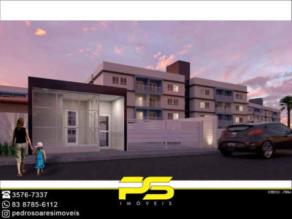 Apartamento com 2 Quartos à Venda, 53 m² em Camalaú - Cabedelo