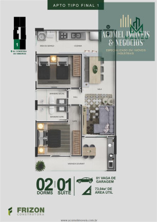 Imagem Apartamento com 2 Quartos à Venda, 73 m² em Centro - Itanhaem Imagem Apartamento com 2 Quartos à Venda, 73 m² em Centro - Itanhaem