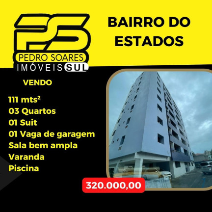 Apartamento com 3 Quartos à Venda, 111 m² em Estados - João Pessoa