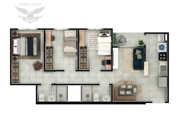 Imagem Apartamento com 2 Quartos à Venda, 51 m² em Tapanã (icoaraci) - Belém Imagem Apartamento com 2 Quartos à Venda, 51 m² em Tapanã (icoaraci) - Belém