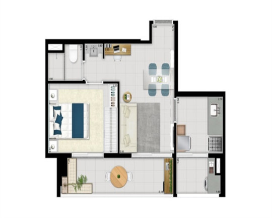 Imagem Apartamento com 2 Quartos à Venda, 107 m² em Tatuapé - São Paulo Imagem Apartamento com 2 Quartos à Venda, 107 m² em Tatuapé - São Paulo